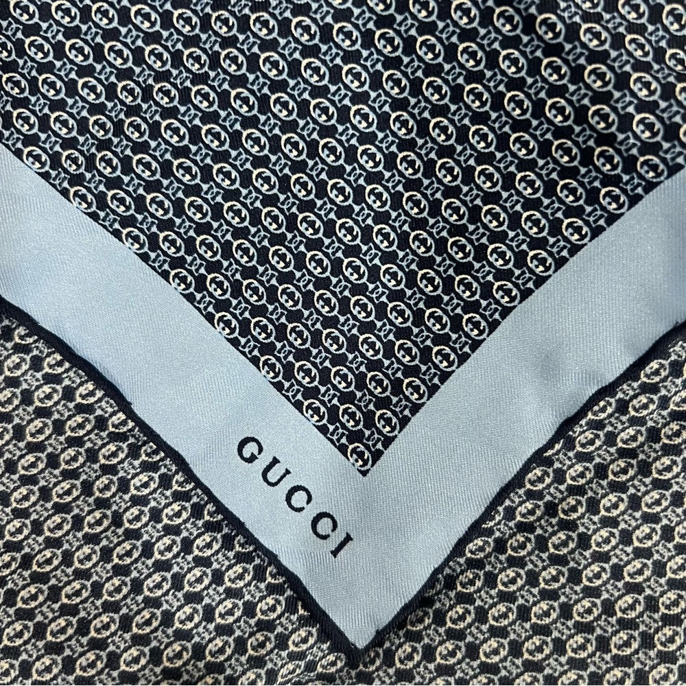 Gucci silk pocket square
